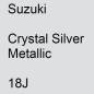 Preview: Suzuki, Crystal Silver Metallic, 18J.